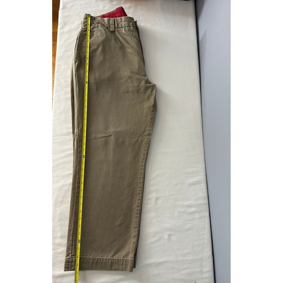 Docker D3 Mens Brown Flat Front Relaxed Fit Casual Pants Size W38 x L29 - Picture 11 of 12